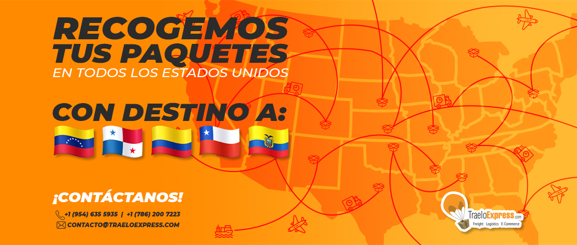 Envios a Venezuela, pickup en USA